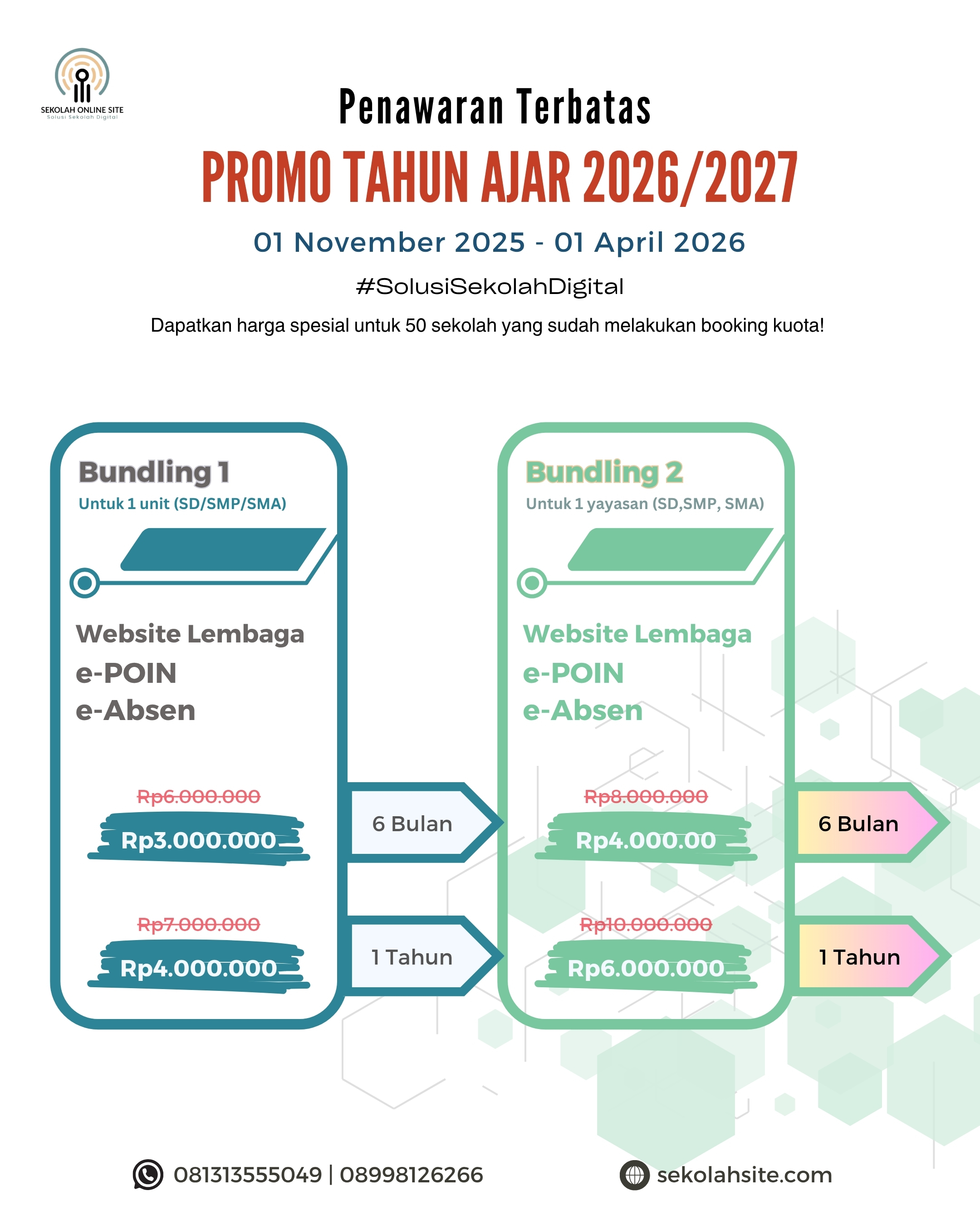 Promo Tahun Ajar 2026/2027